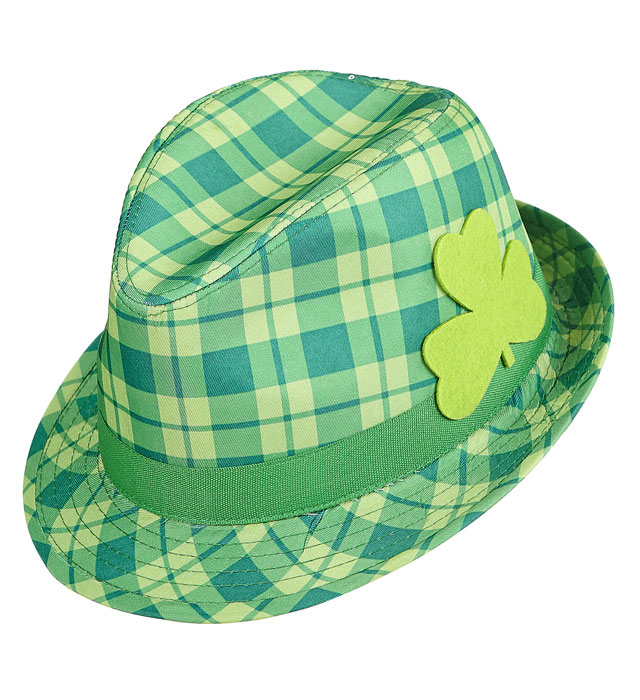 Palarie Fedora St. Patrick`s Day