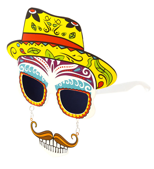 Ochelari Schelet Dia De Los Muertos