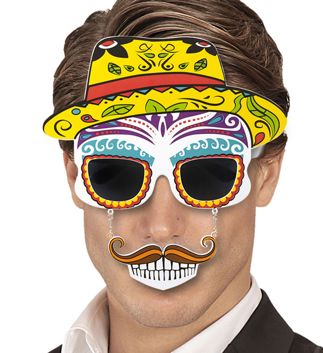 Ochelari Schelet Dia De Los Muertos