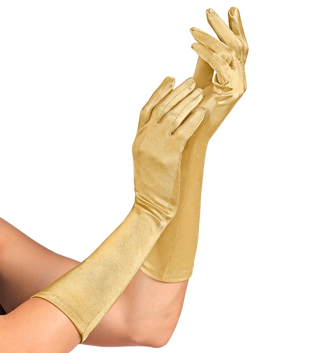 Manusi Lycra Satin Aurii