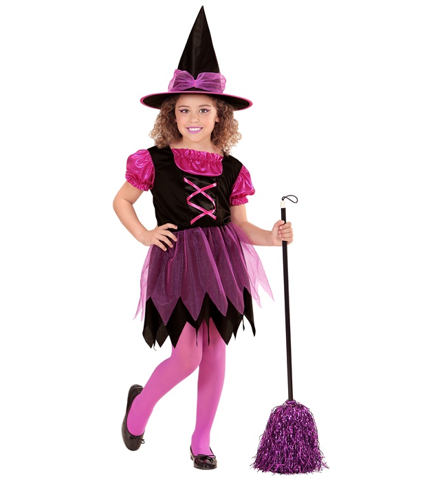 Costum Vrăjitoare Roz