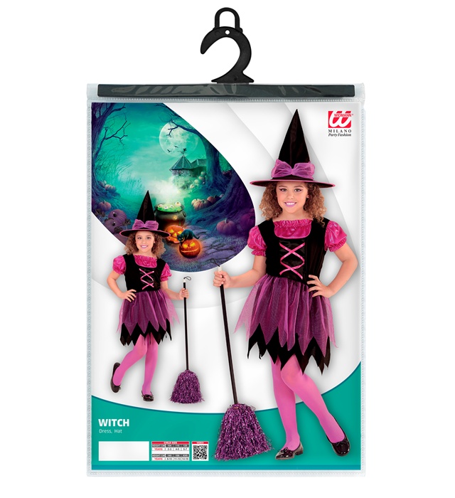 Costum Vrăjitoare Roz