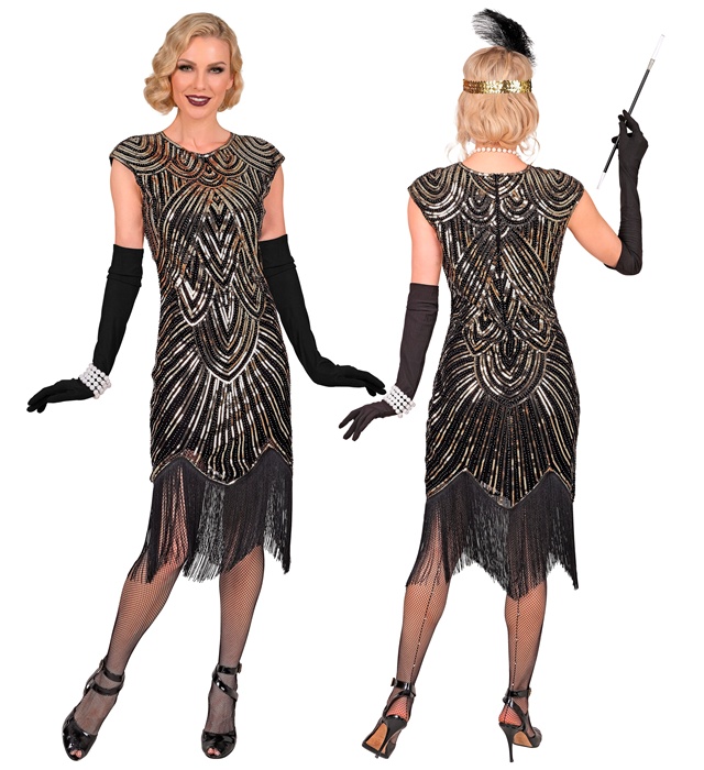 Rochie Flapper Auriu