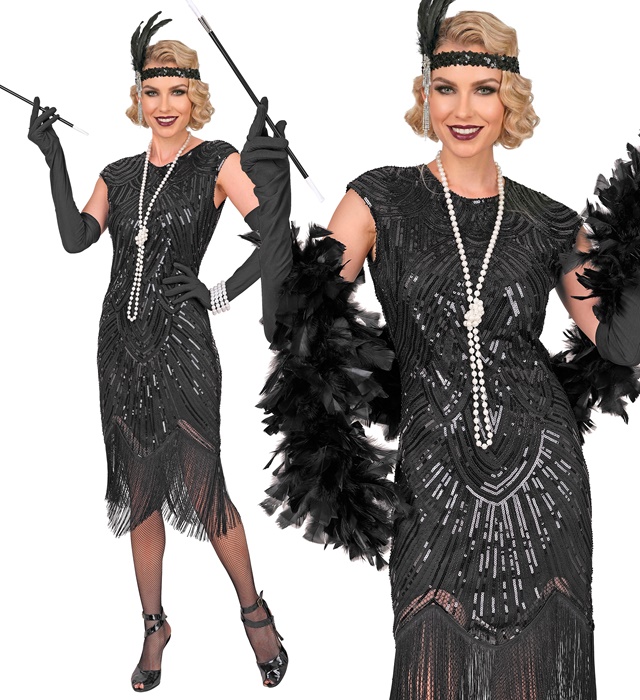 Rochie Flapper Neagră