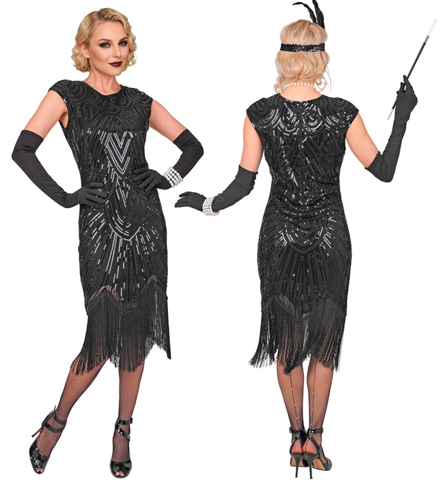 Rochie Flapper Neagră