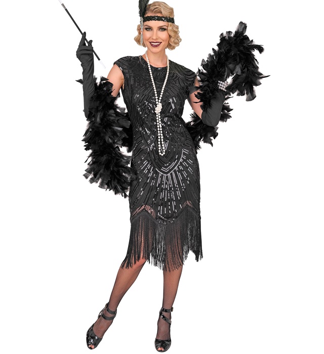 Rochie Flapper Neagră