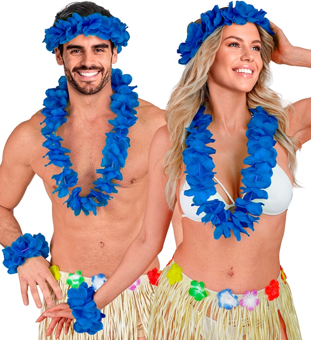 Set Hawaii Albastru