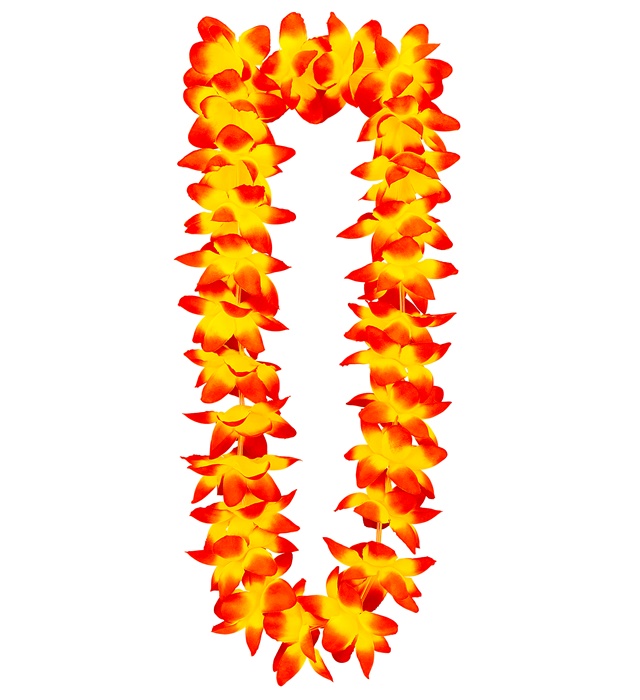 Ghirlanda Hawaii Flori Portocalii