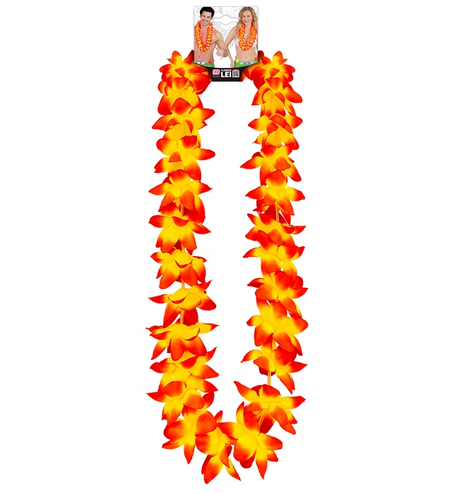 Ghirlanda Hawaii Flori Portocalii
