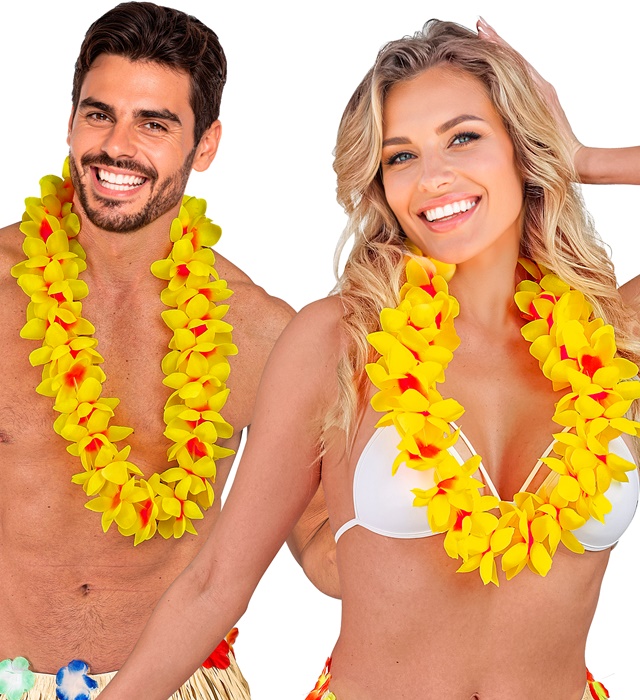 Ghirlanda Hawaii Flori Galbene
