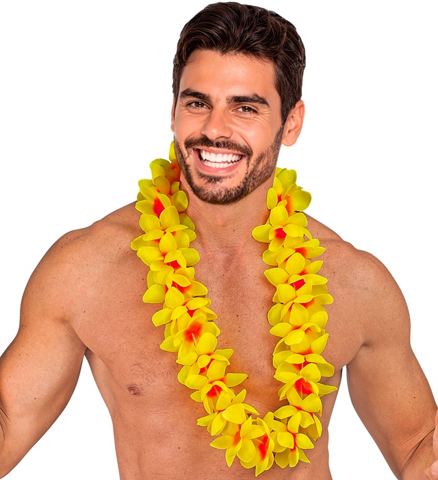 Ghirlanda Hawaii Flori Galbene