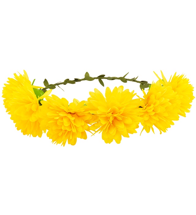Coroană Cu Flori Galbene