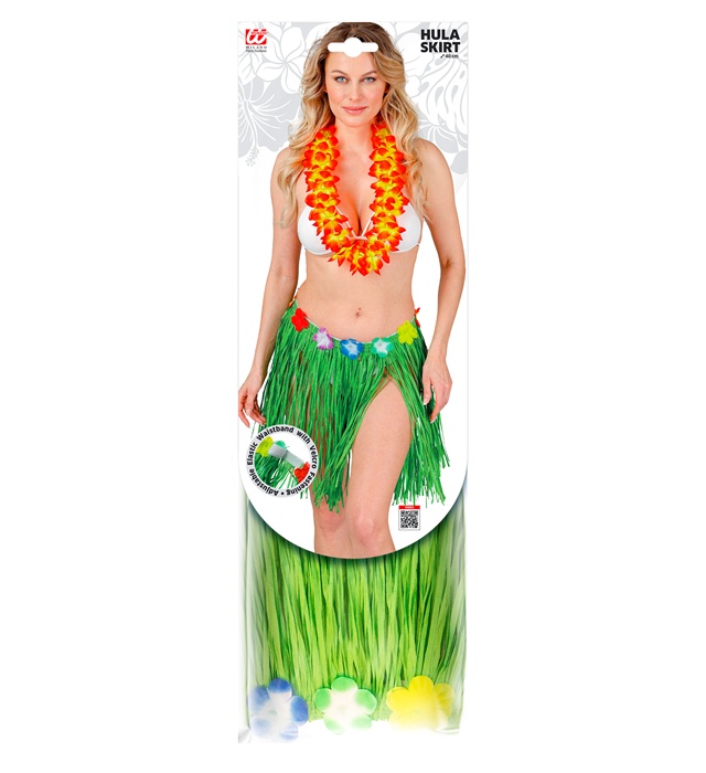 Fusta Hawaii Scurta Verde