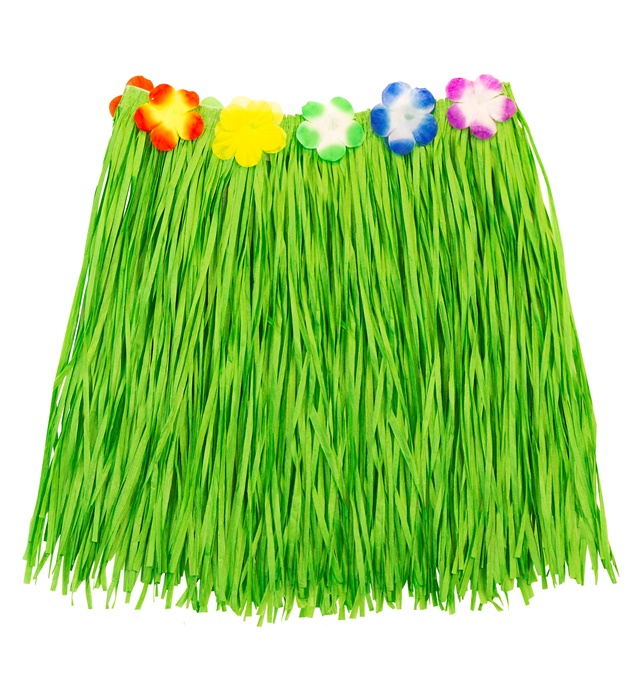 Fusta Hawaii Scurta Verde