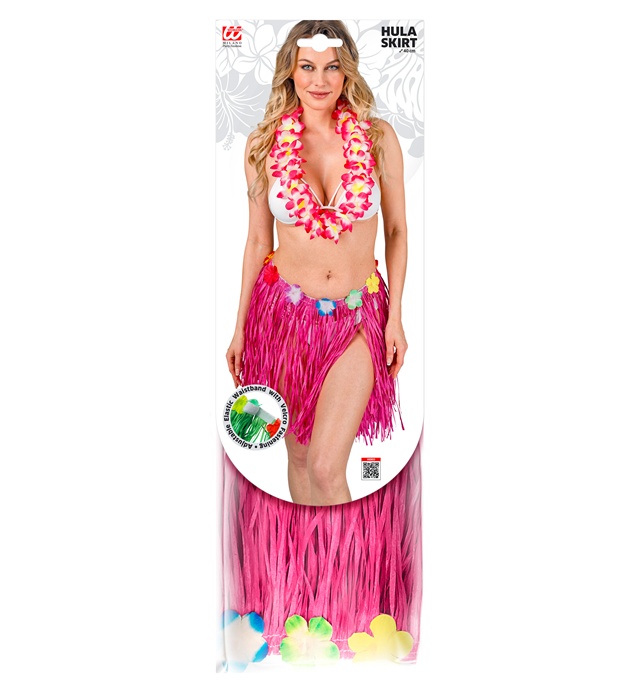 Fusta Hawaii Scurta Roz