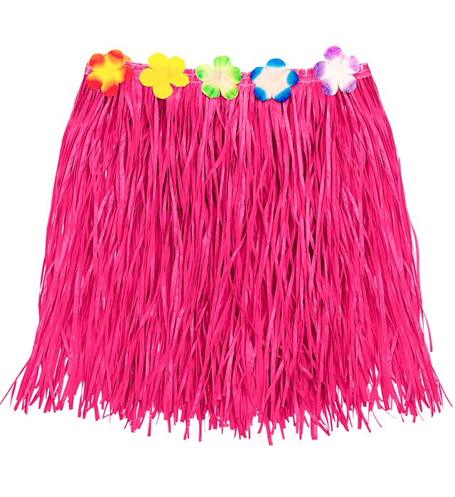 Fusta Hawaii Scurta Roz