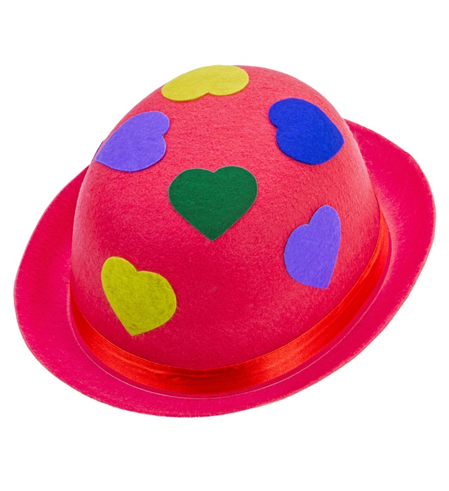 Pălărie Melon Clown Roz