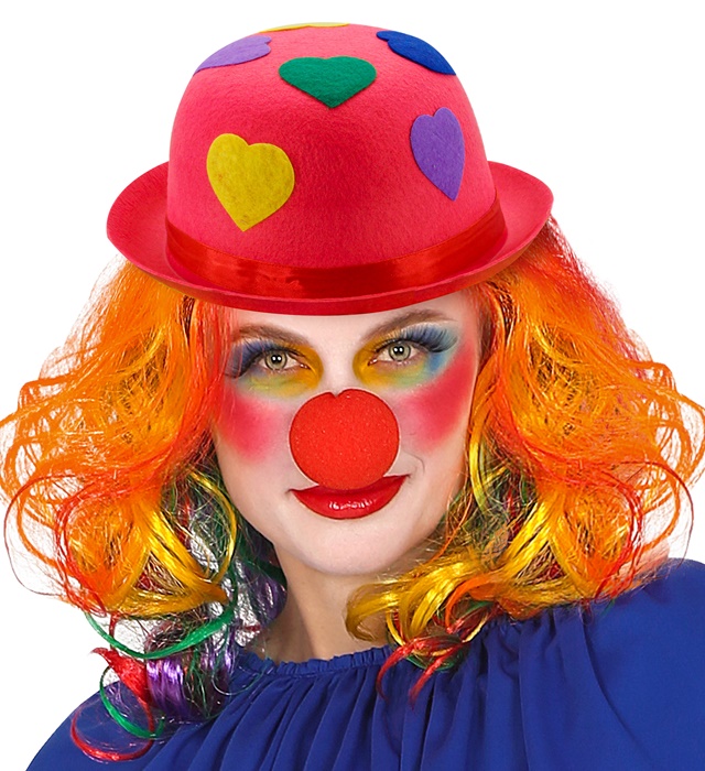 Pălărie Melon Clown Roz