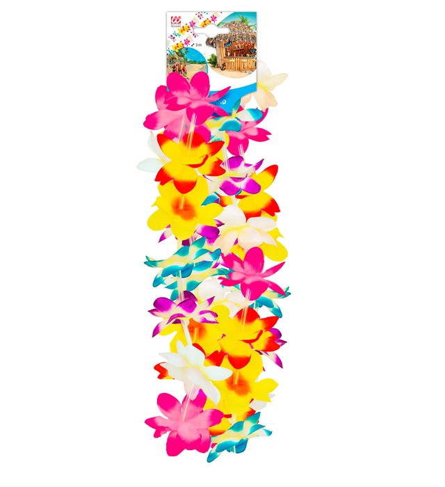 Ghirlanda Hawaii Multicolora 3 m