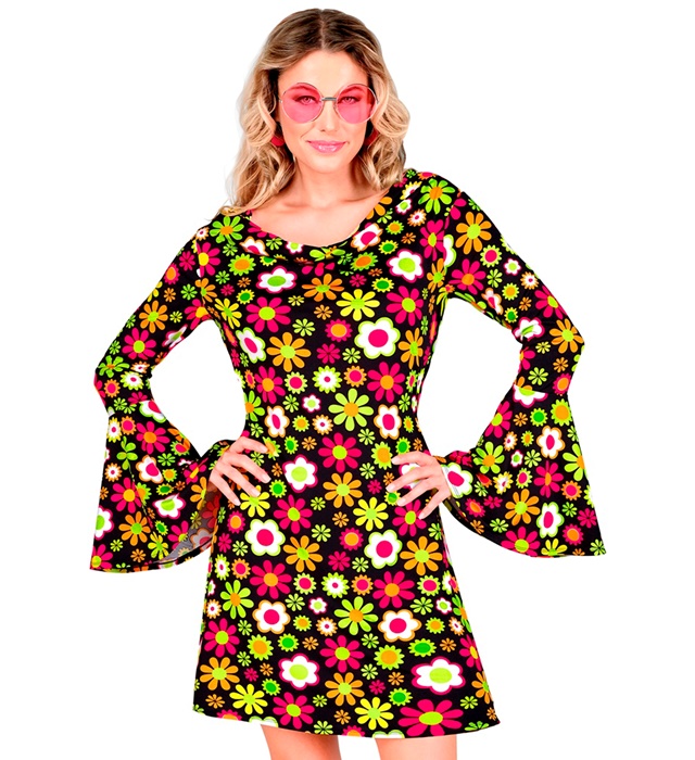 Costum Anii 60 Flori