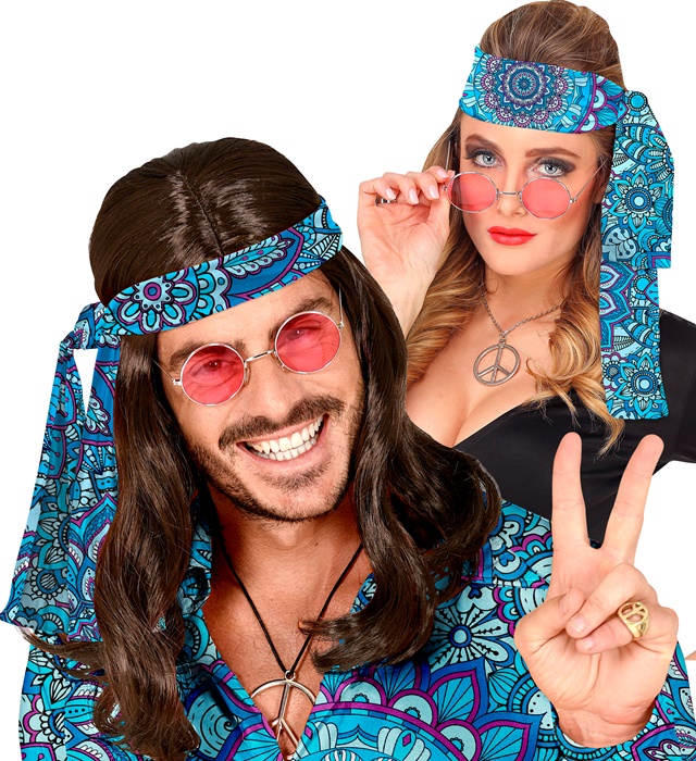 Bandana Hippie Albastra