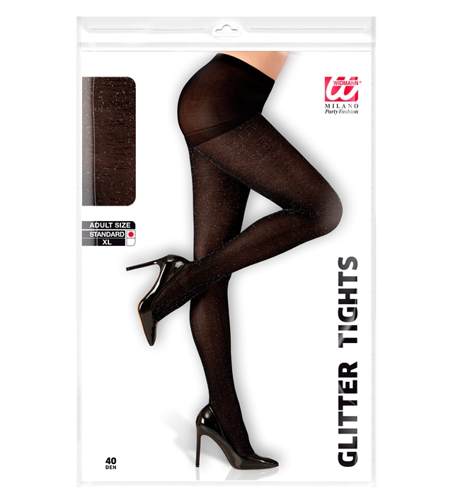 Ciorapi Negri Glitter