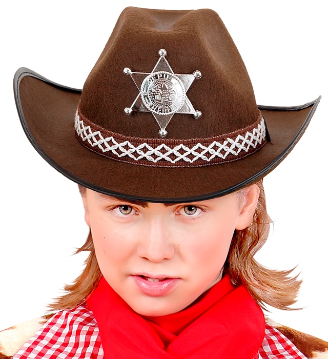 Palarie Cowboy Copil Maro
