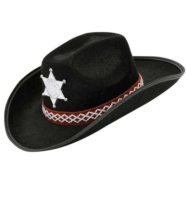 Palarie Cowboy Copil Neagra