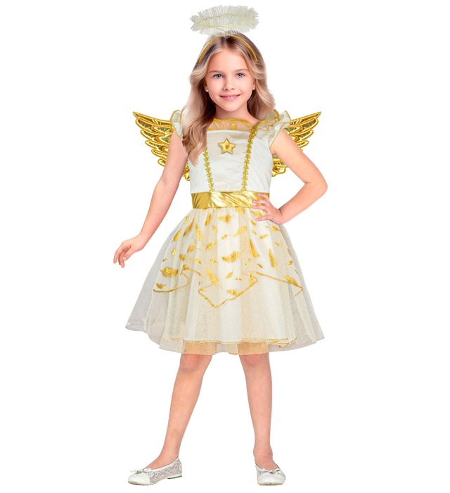 Costum Inger Auriu Fetite