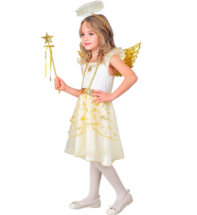 Costum Inger Auriu Fetite