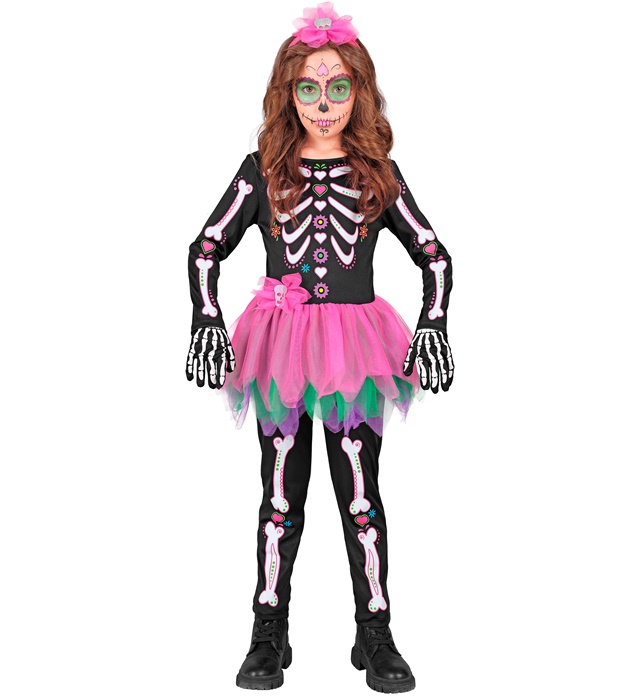 Costum Schelet Tutu Roz
