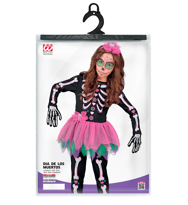 Costum Schelet Tutu Roz