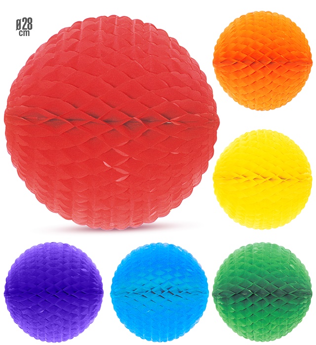 Decor Honeycomb 6 Culori 28 cm