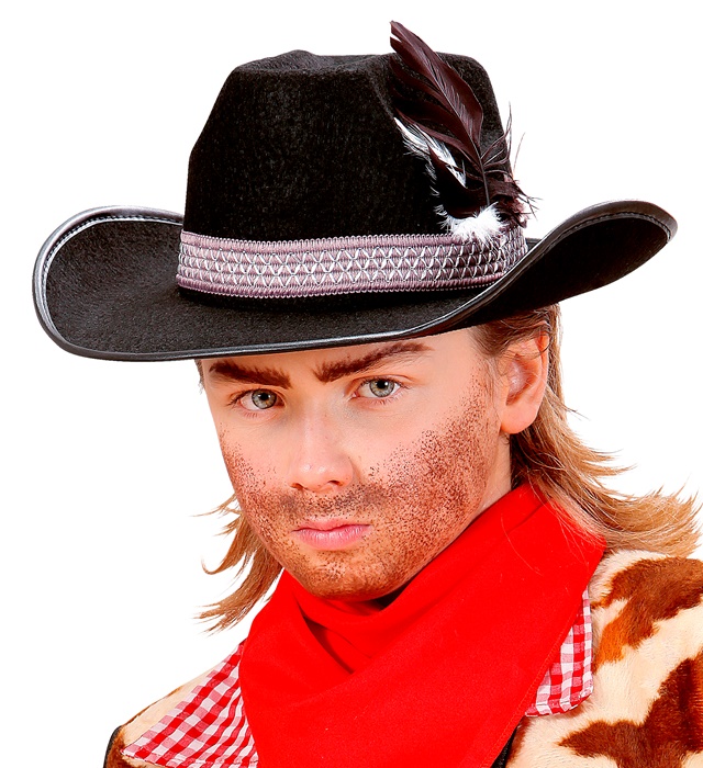 Pălărie Cowboy Neagră