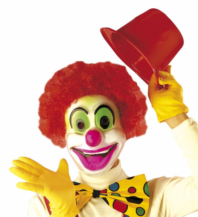 Mască Clown Plastic