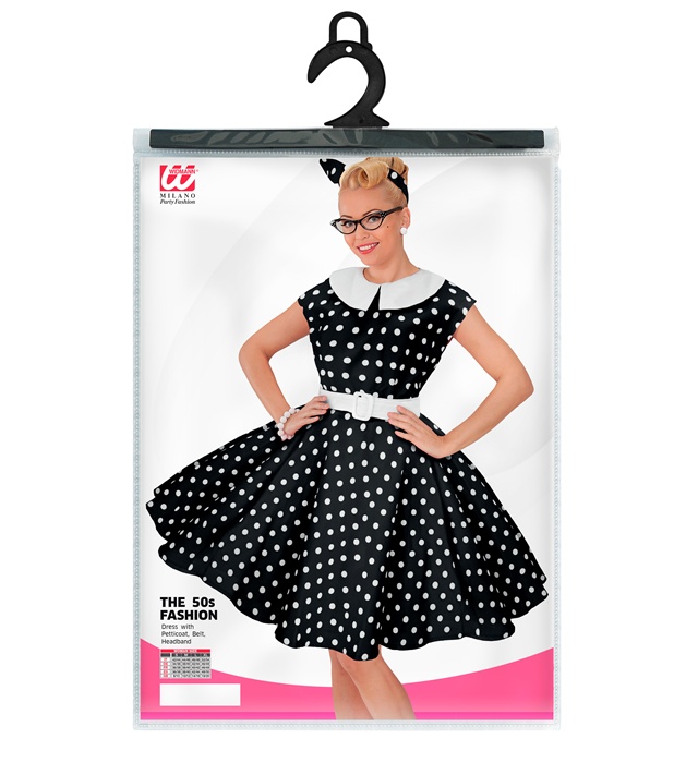 Costum Anii 50 Dama Negru