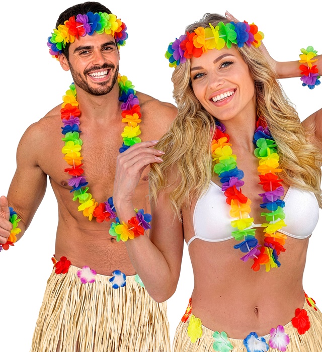 Set Hawaii Flori Multicolore