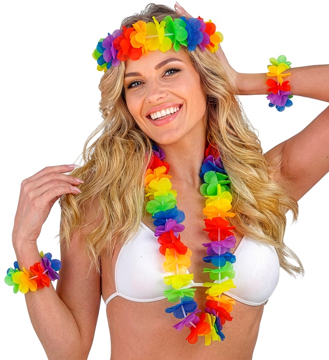 Set Hawaii Flori Multicolore