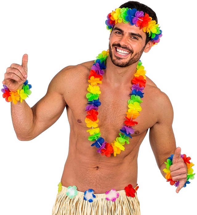 Set Hawaii Flori Multicolore
