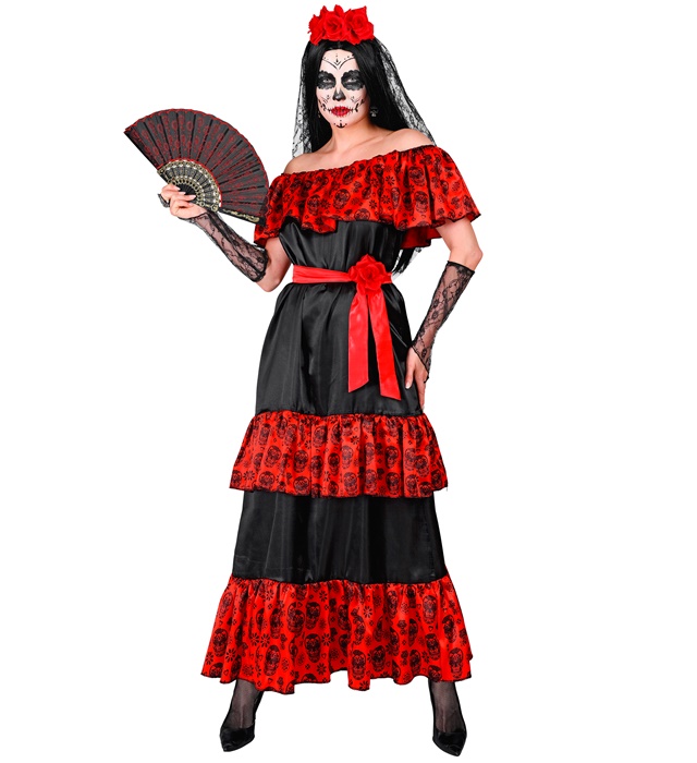 Costum Mujer Dia De Los Muertos