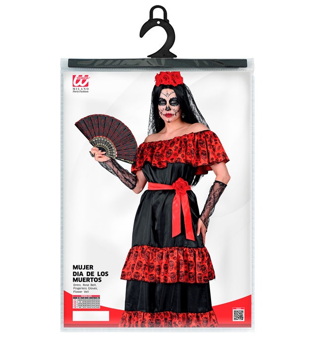 Costum Mujer Dia De Los Muertos