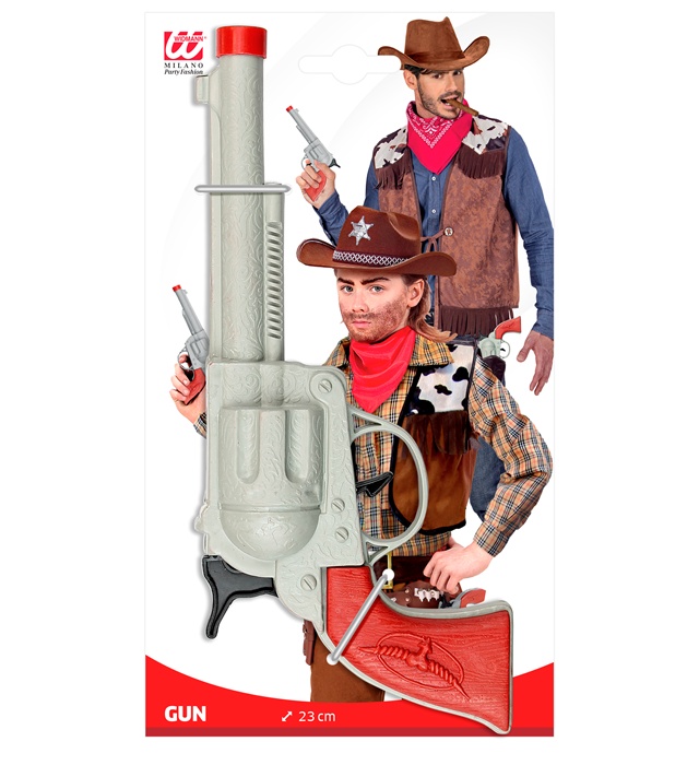 Pistol Cowboy Gri