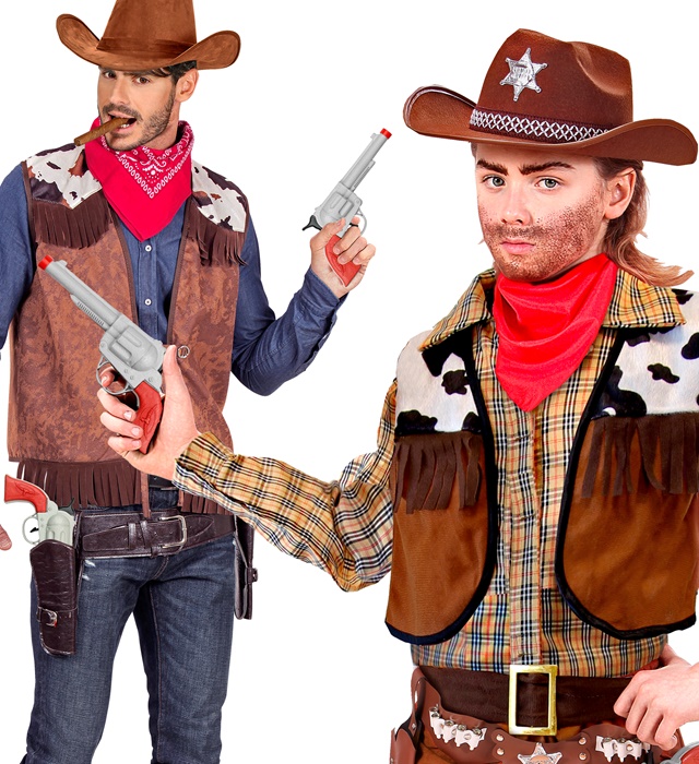 Pistol Cowboy Gri