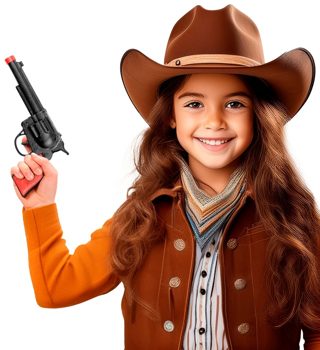 Pistol Cowboy Negru