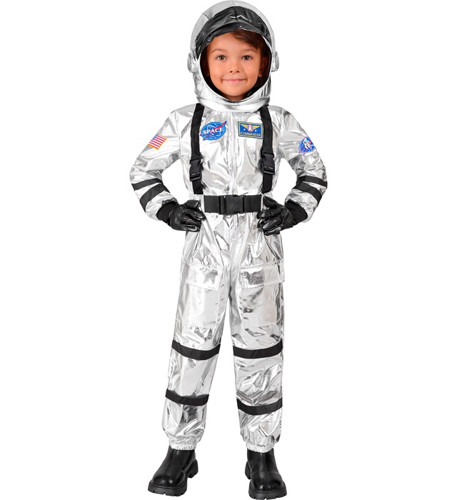 Costum Astronaut Argintiu Copii