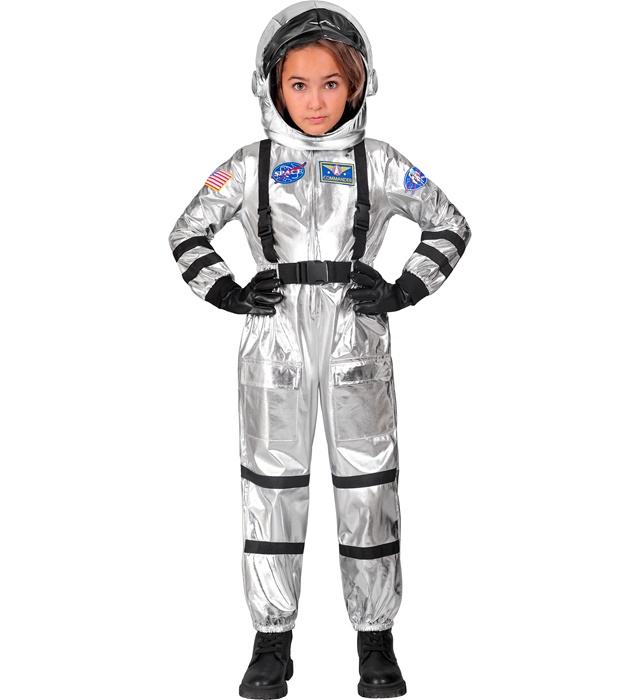 Costum Astronaut Argintiu Copii