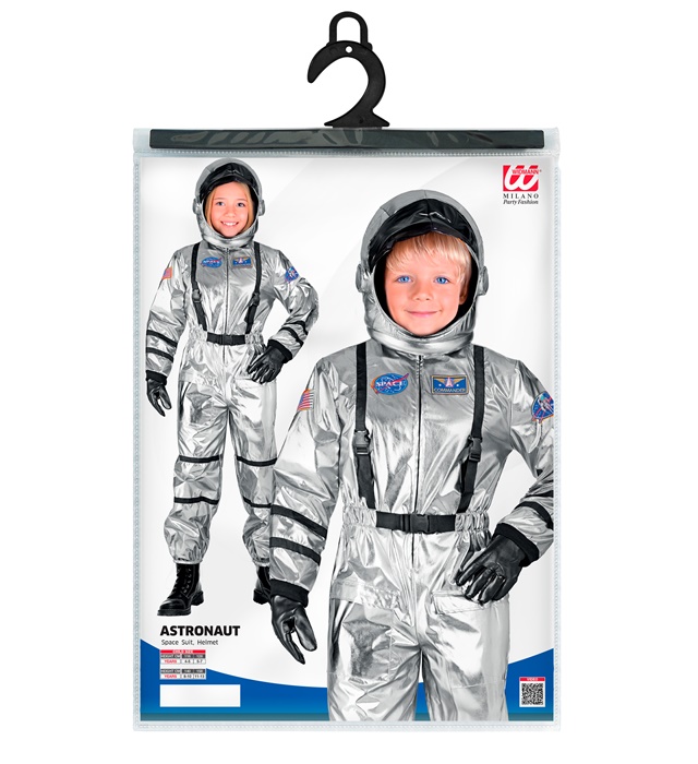 Costum Astronaut Argintiu Copii