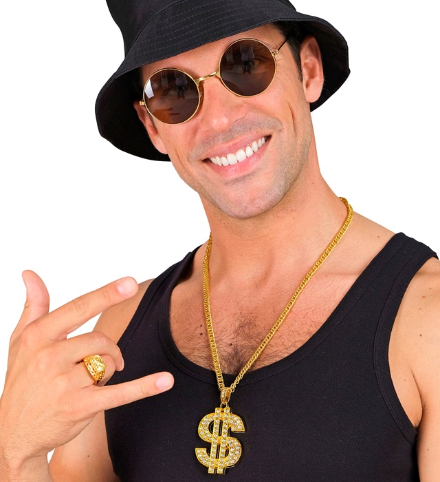 Medalion Dolar Cu Strasuri