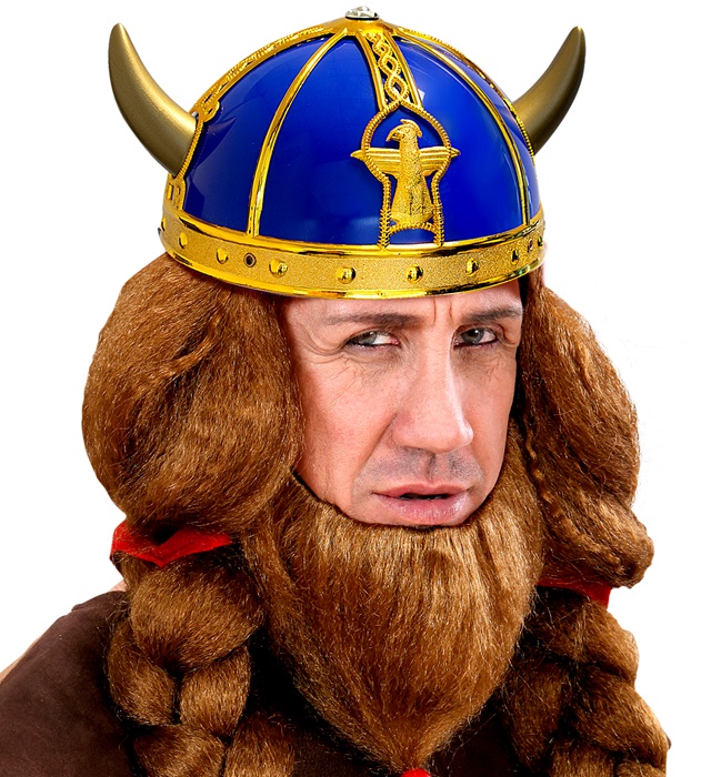 Casca Viking Copii Albastră