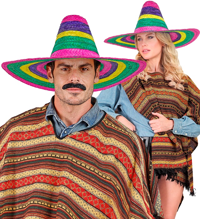 Pălărie Sombrero Multicolora